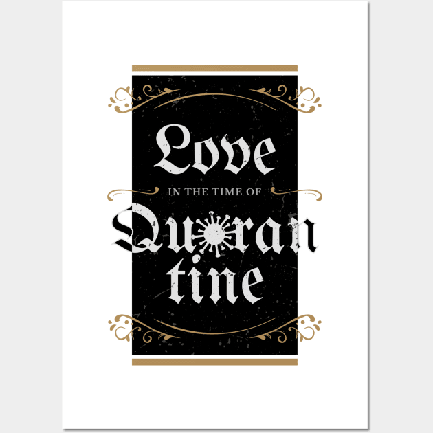 Love in the time of Quarantine - light Wall Art by Las Sestras